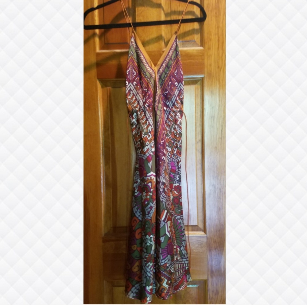 Nicole Miller patterned dress